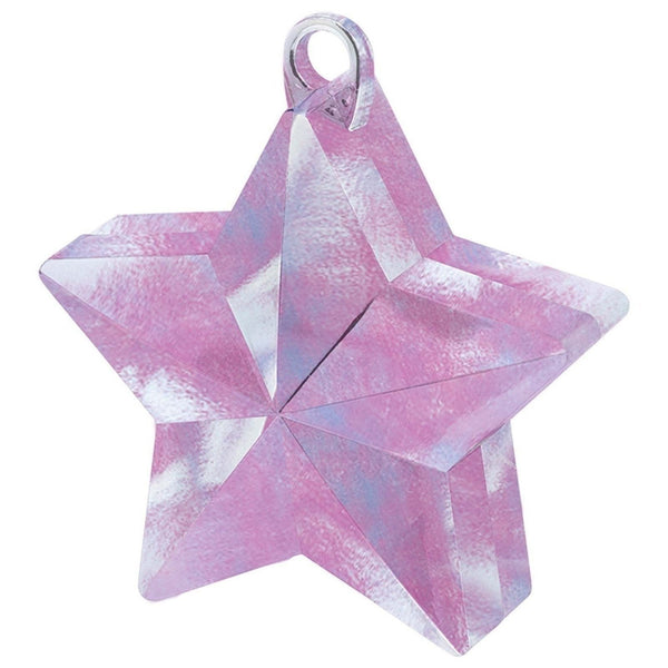 Star Foil Balloon Weight- Iridescent