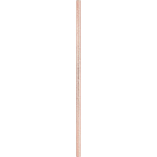 Foil Rose Gold Paper Straws, 10 Count