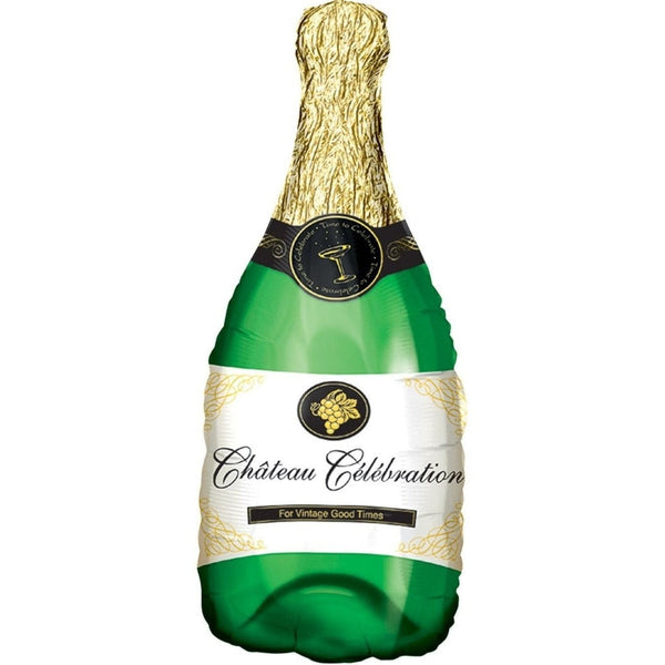 Super Shape Foil Balloon Champagne Btl