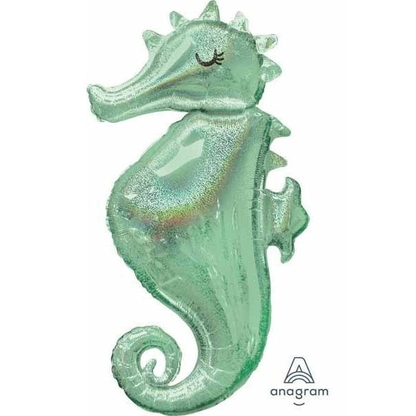 Super Shape Foil Balloon Mermaid Wishes Seahorse