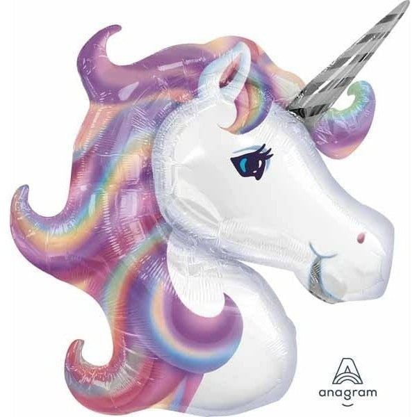 Super Shape Foil Balloon Pastel Unicorn