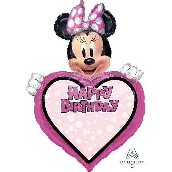 Super Shape Foil Balloon Personalized Minnie Mouse