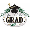 Foil Balloon - Super Shape You Did It Ivy Grad