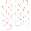 Swirl Decorations - Rose Gold/Blush