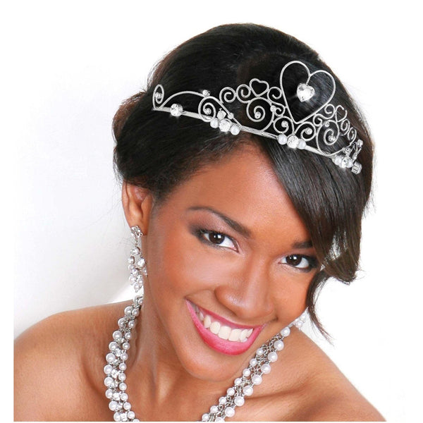 Tall Heart Tiara
