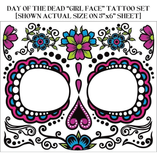 Tattoo - Face Day Of Dead Female
