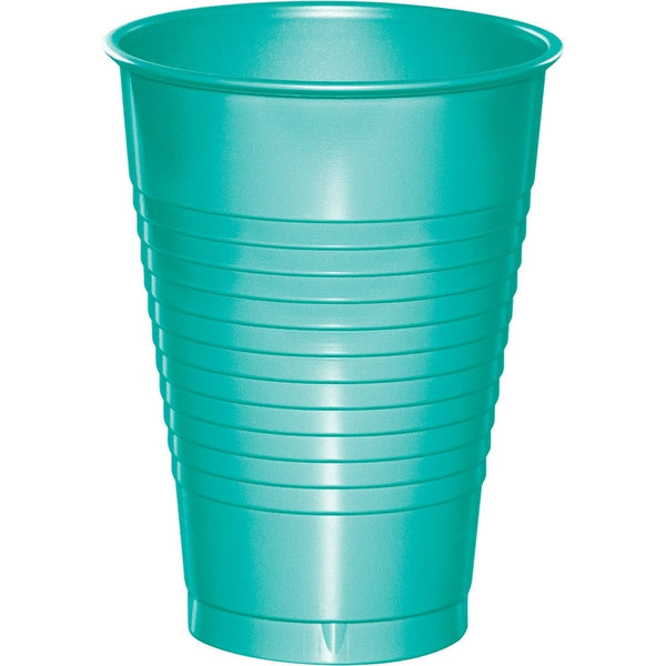 Teal Lagoon Plastic Cups