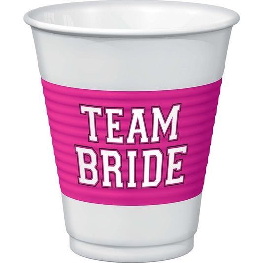 Team Bride Plastic Cups