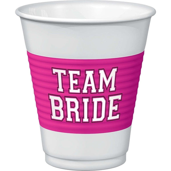 Team Bride Plastic Cups