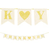 Thank You Canvas Pennant Banner