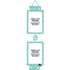 Then And Now Dangling Photo Sign