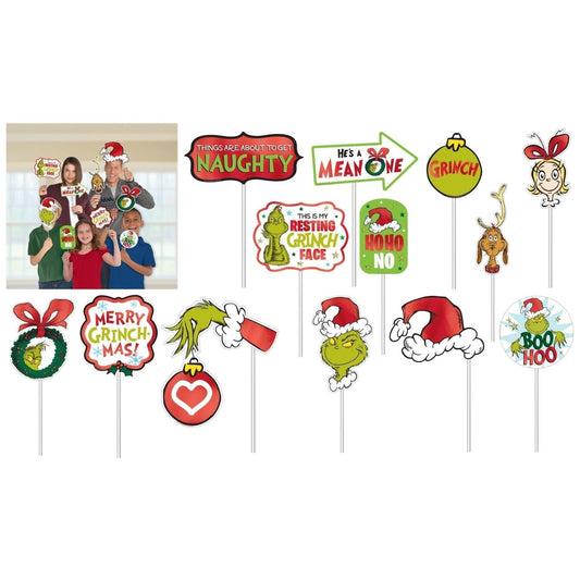 Traditional Grinch Photo Prop Kit
