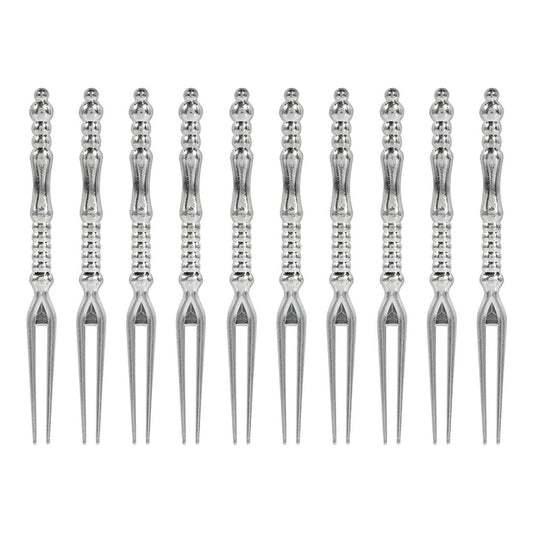 Translucent Pick Forks Hi-Count. - Silver