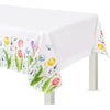 Tulip Garden Flannel Back Tablecover