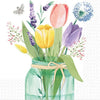Tulip Garden Luncheon Napkins