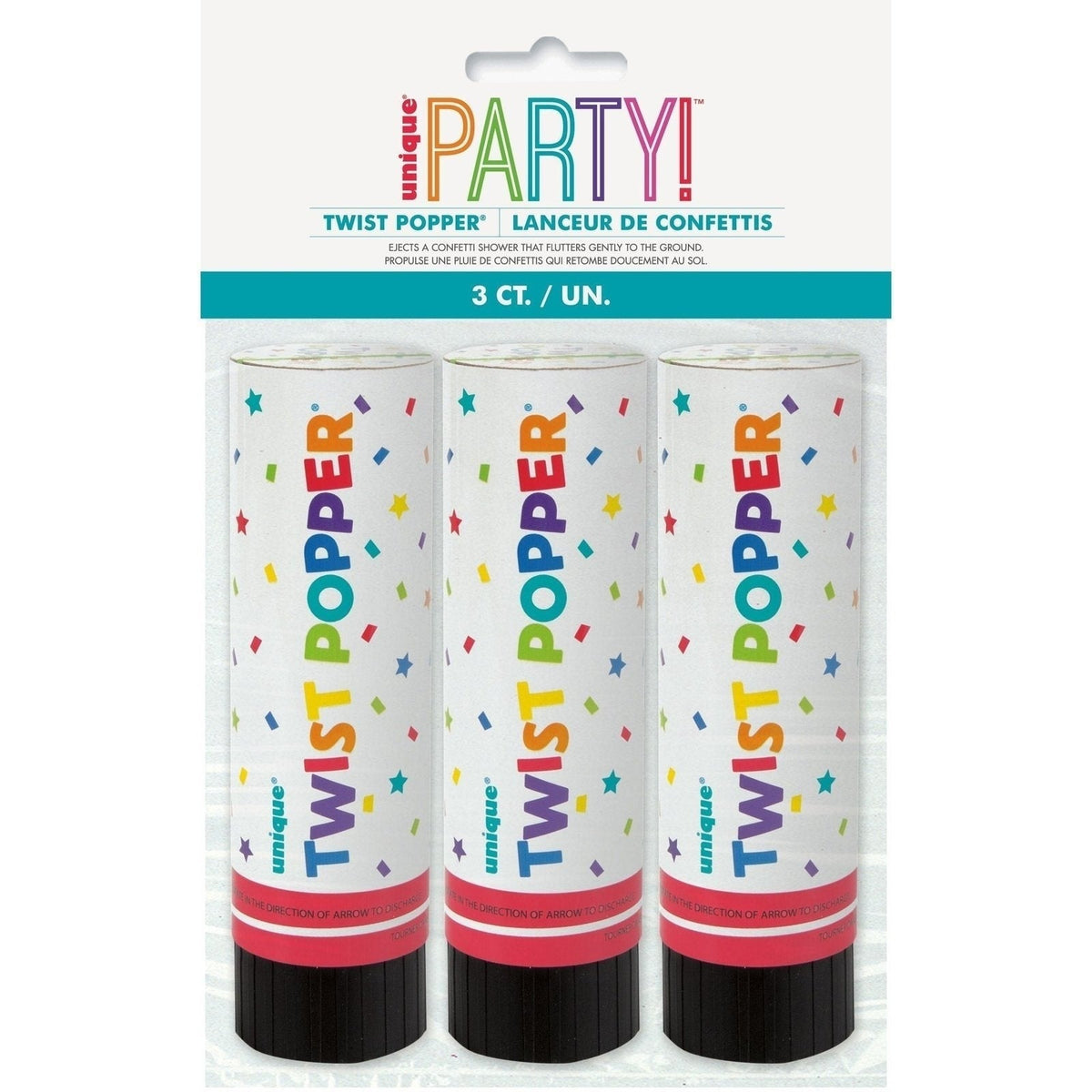 Twist Poppers 4", 3 Count