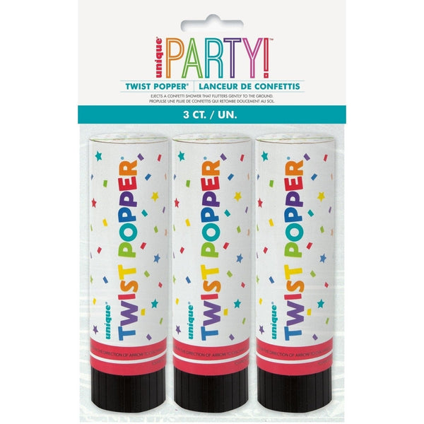 Twist Poppers 4", 3 Count