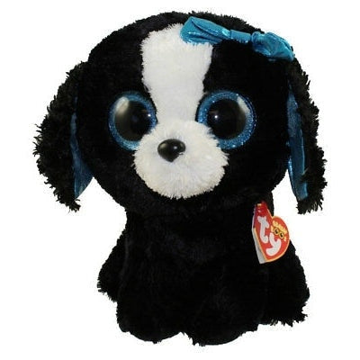 Ty - Beanie Boo Tracey - Black/White Dog Med