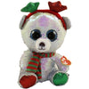 Ty - Xm Mistletoe Bear Antlers Med