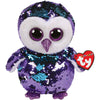 Ty - Flippable Moonlight Purple Sequin Owl Med