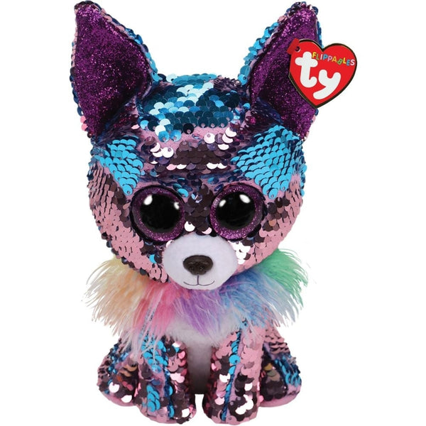 Ty - Flippable Yappy Blue/Purple Sequin Chi Med