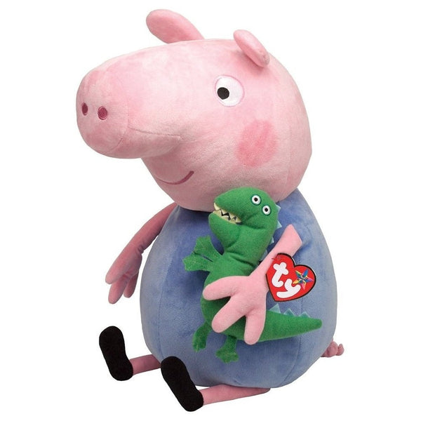 Ty - Licensed Beanie Baby Peppa George Pig Large