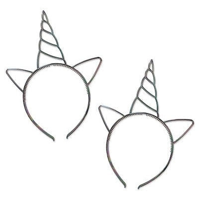 Unicorn Headbands Attached To Snap-On Headband