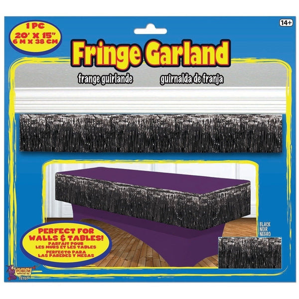 Valance - 15" X 20' Black