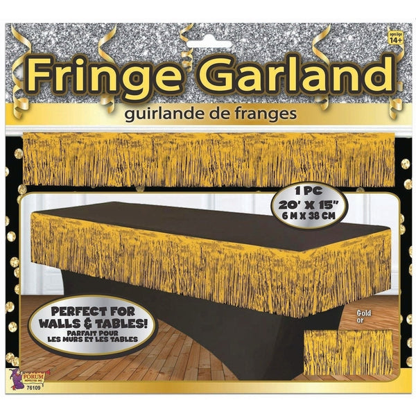 Valance - 15" X 20' Gold