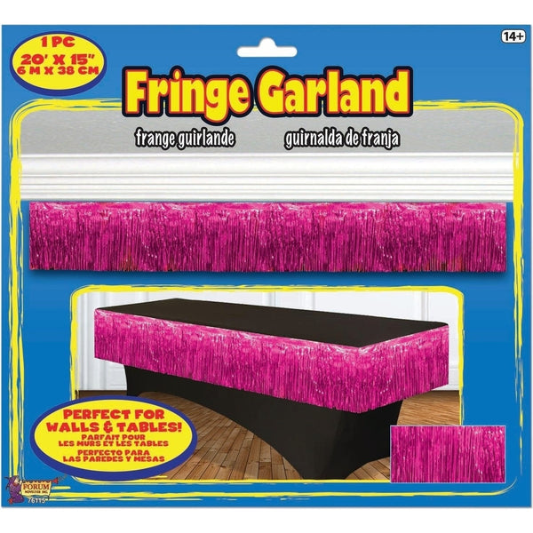 Valance - 15" X 20' Hot Pink
