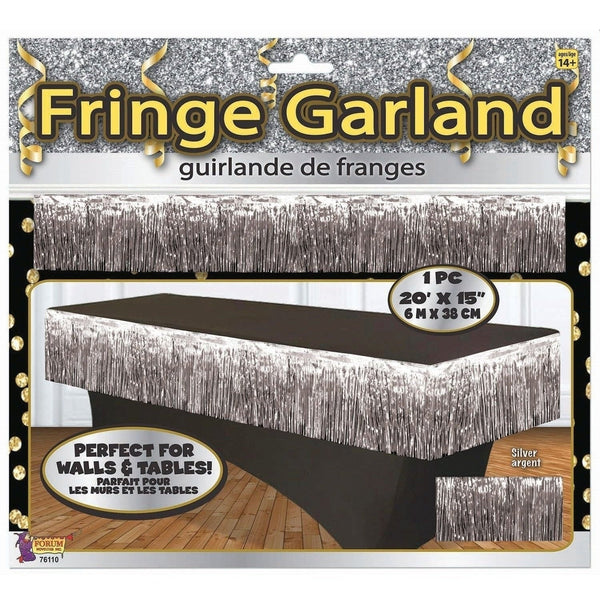 Valance - 15" X 20' Silver