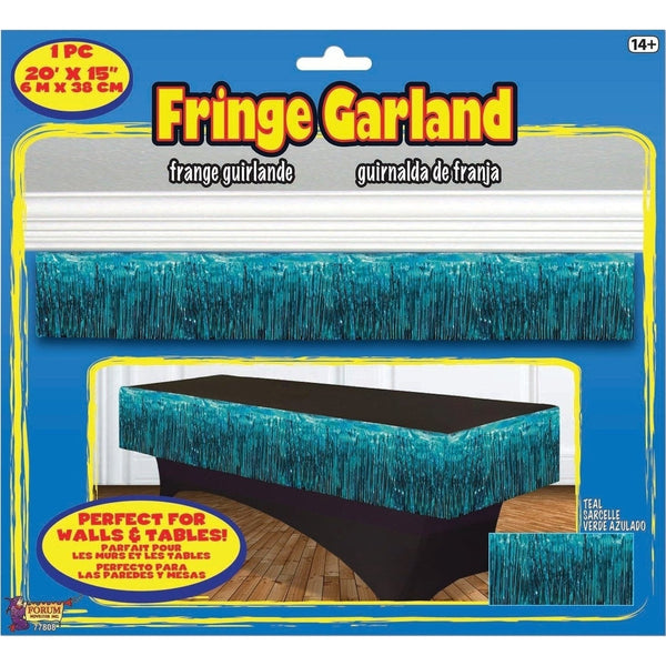 Valance - 15" X 20' Teal