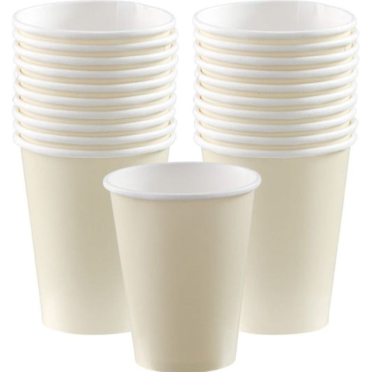Vanilla Creme Paper Cups, 9Oz. 20 Count