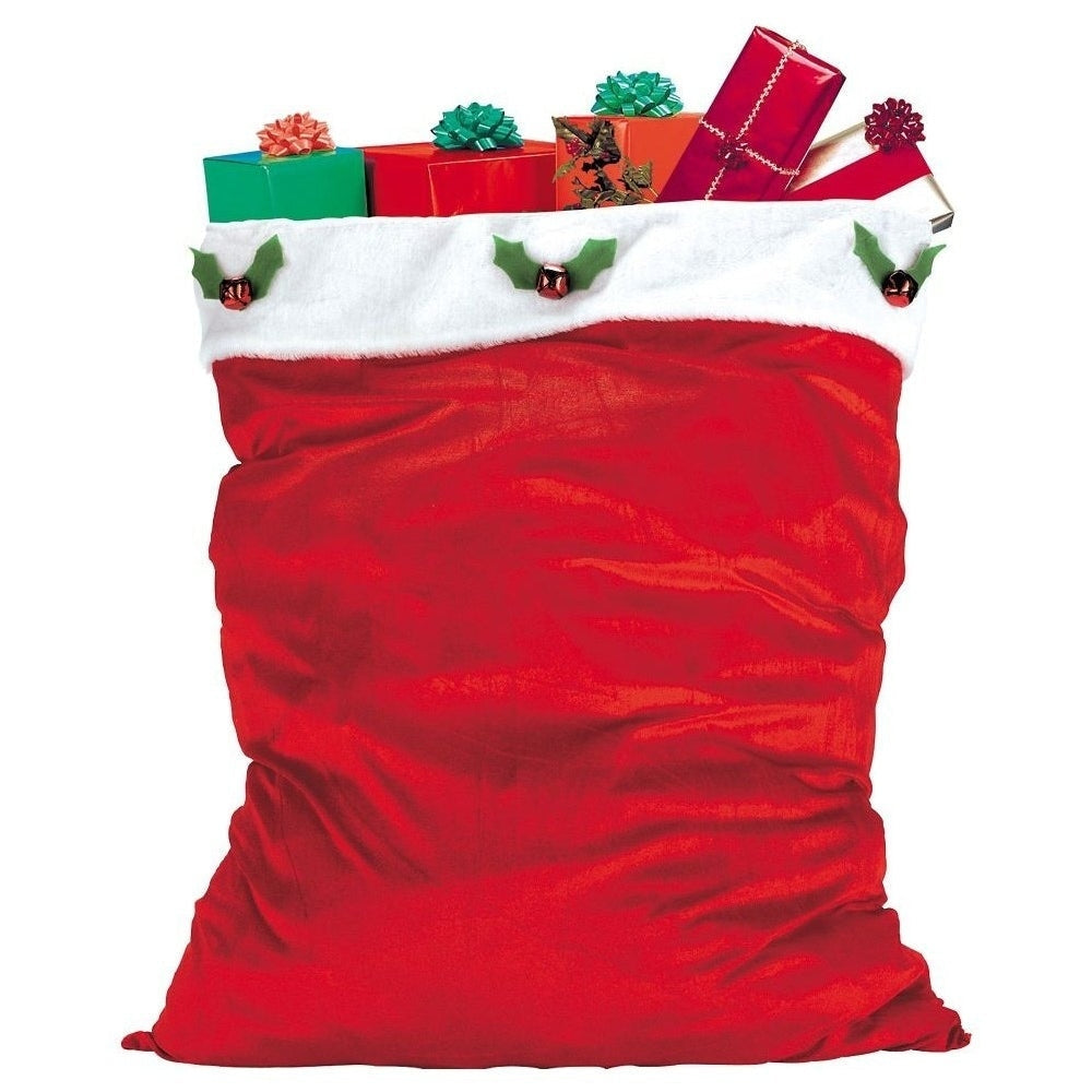 Velour Santa Bag