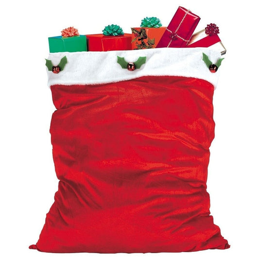 Velour Santa Bag
