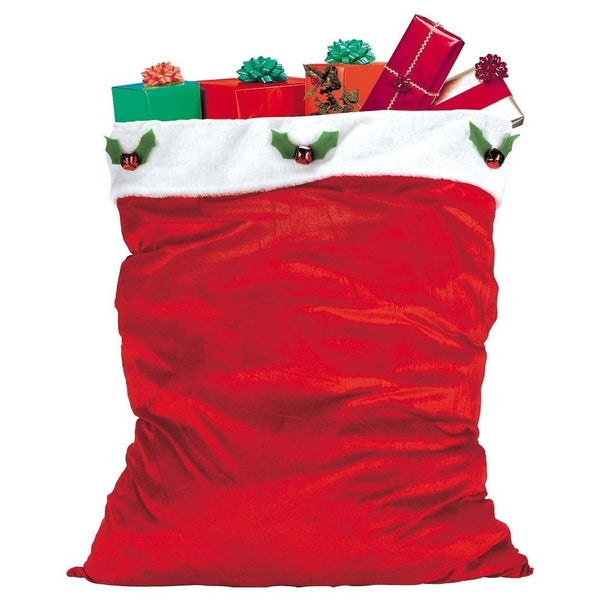 Velour Santa Bag