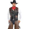 Cowboy Deluxe Vest - Adult Standard