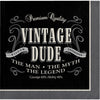 Vintage Dude Beverage Napkins
