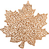 Vinyl Leaf Placemat - Amber