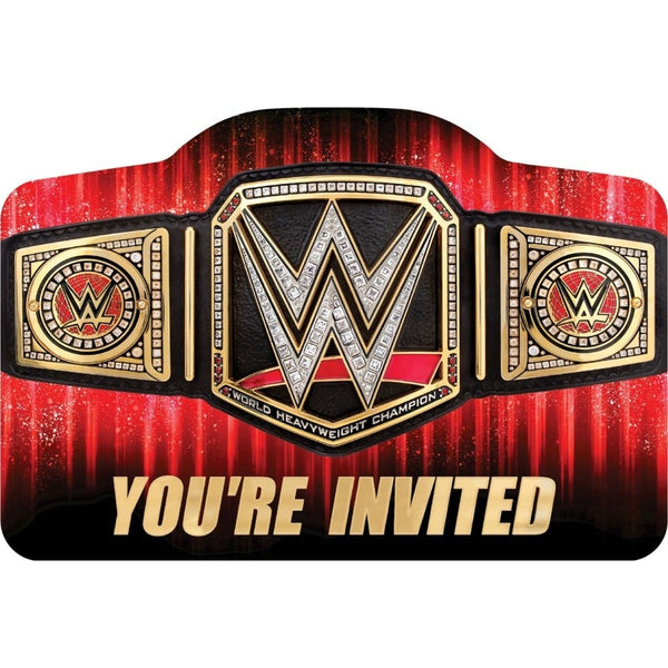 WWE Smash Postcard Invites