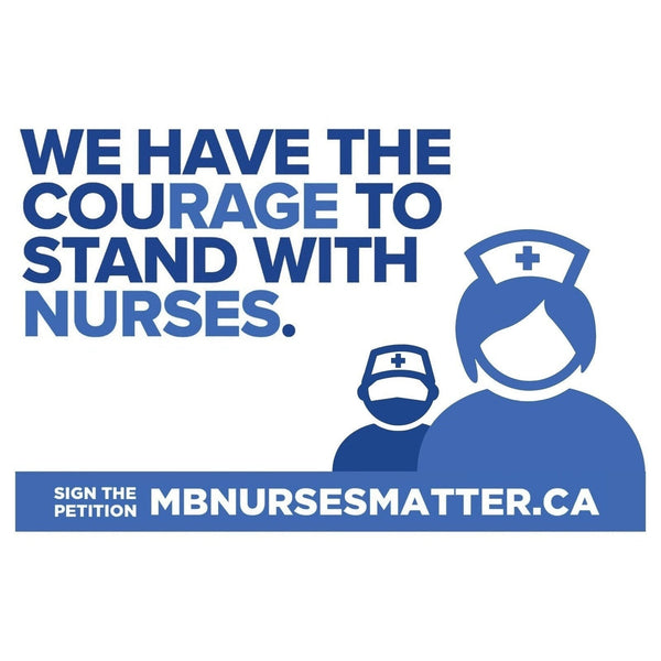 We Have The Courage - Nurses Poster 45" Wide X 30" Tall