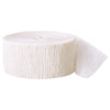 White Crepe Streamer, 81 Ft