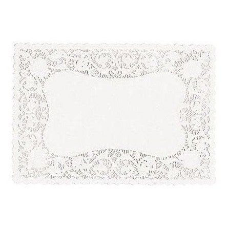 White Doily Placemats, 9 Count