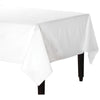 White Premium Quality ReCountangular Table Cover 54" X 102"
