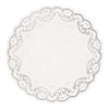 White Round Doilies, 10"