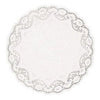 White Round Doilies, 4"