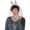 Wiggly Willie Boppers W/Marabou & Veil Attached To Snap-On Headband