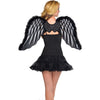 Black Marabou Wings