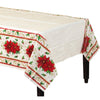 Winter Botanical Plastic Table Cover