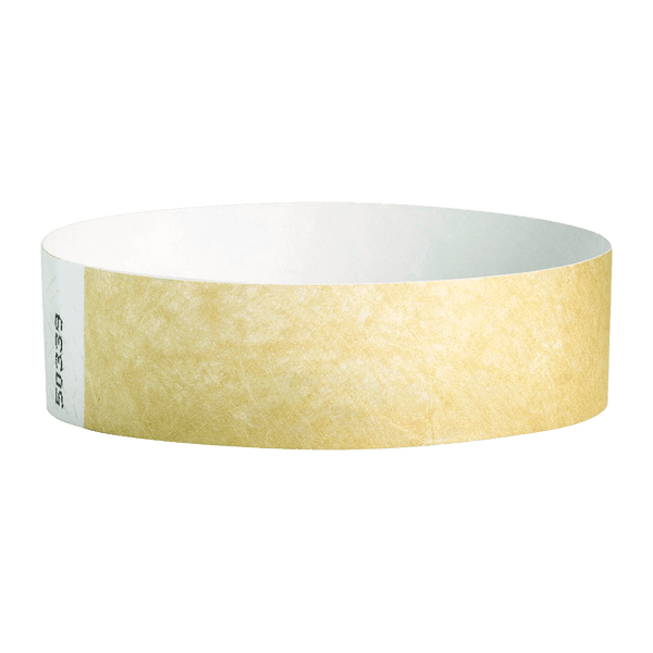 Wrist Ticket - 100 Count Gold 3/4"